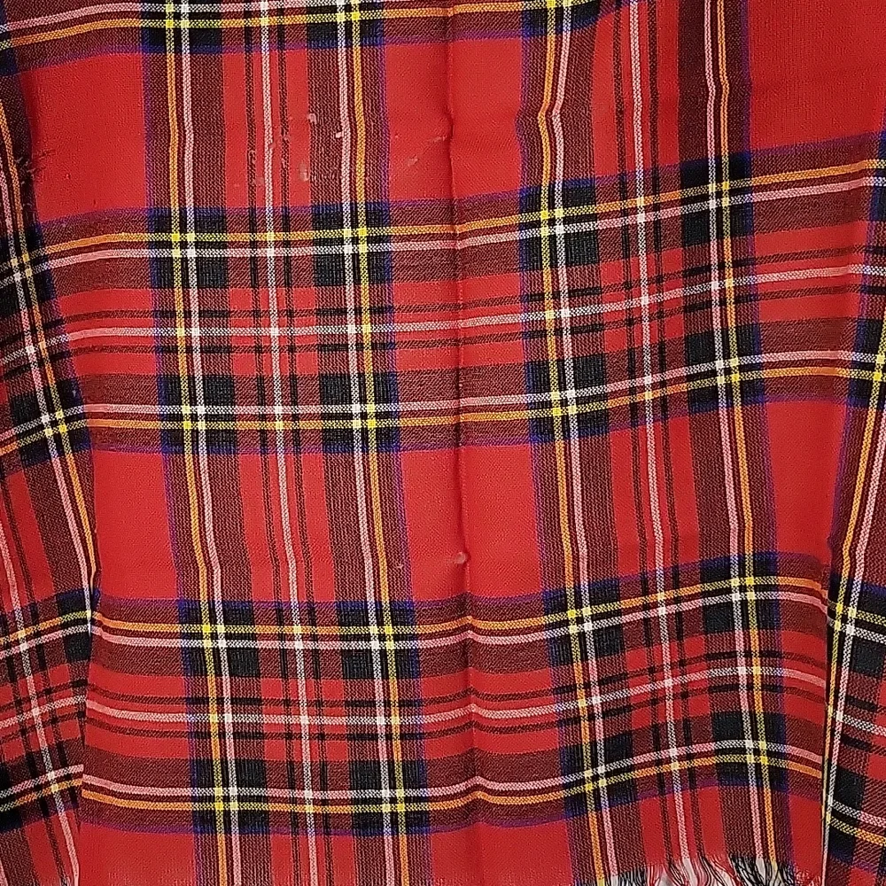 Highland Home Industries tartan scarf